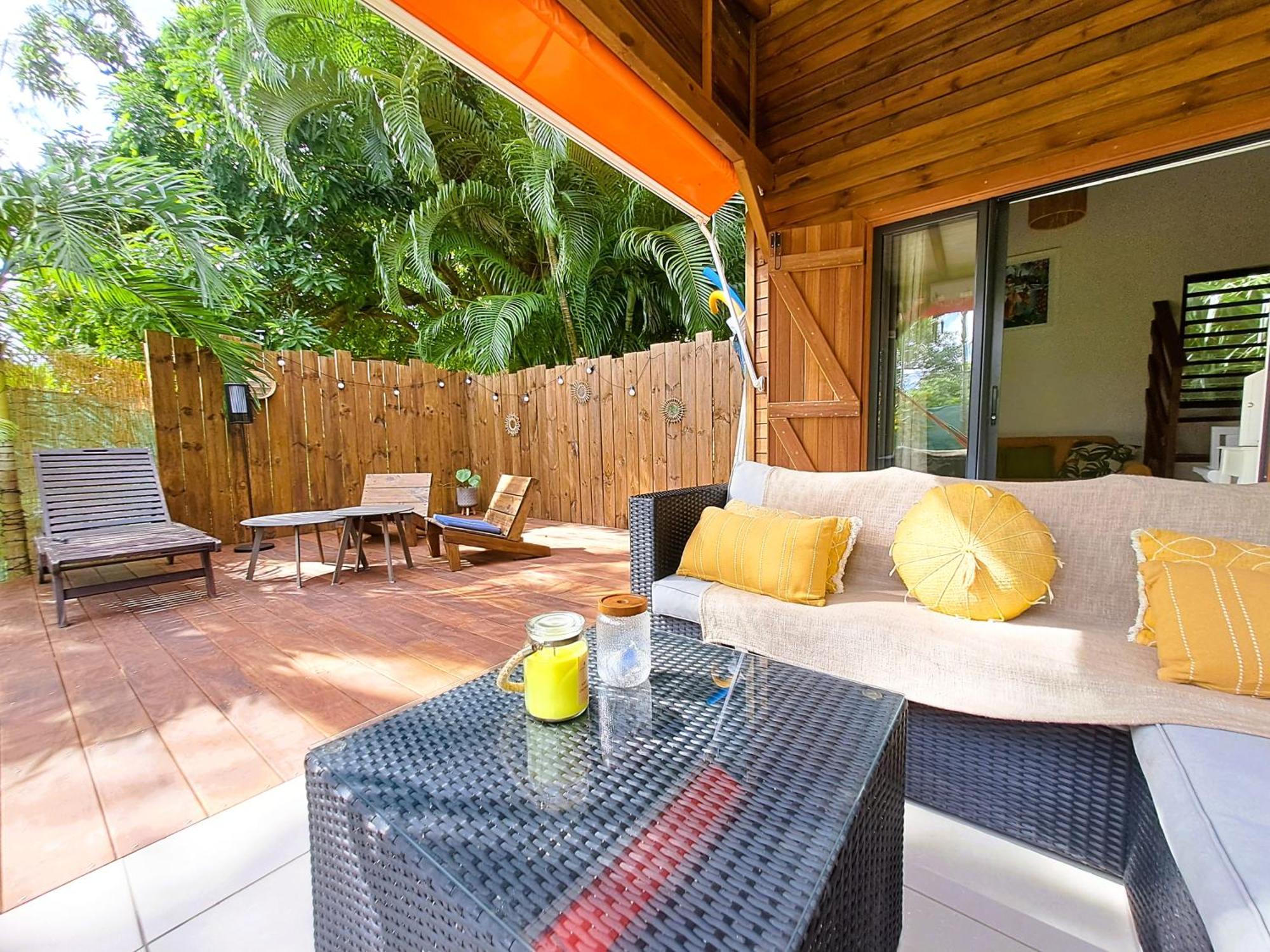 Yuka Lodge - Bungalow Prive Avec Jardin En Pleine Nature Sainte-Anne  Exterior photo